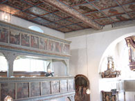 Deckenmalerei in der Kirche