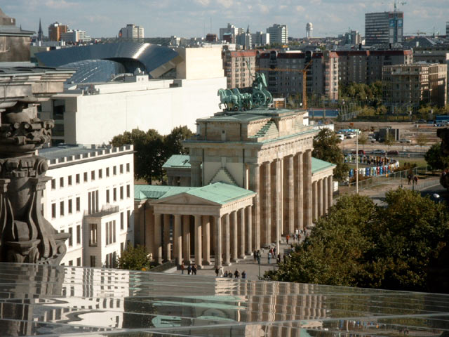 Blick zum Brandenburger Tor